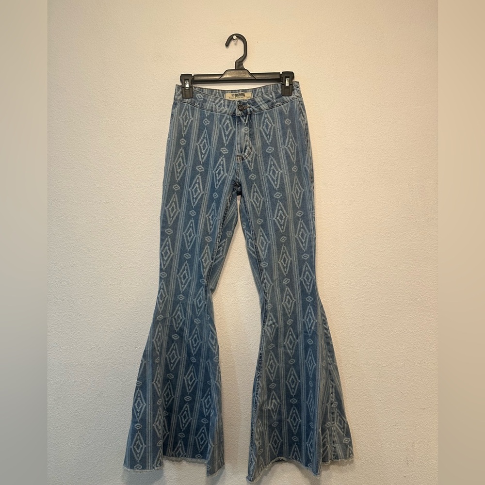 Blue Flared Women Jeans